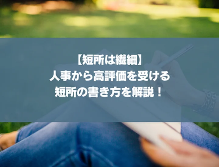 【短所は繊細】人事から高評価を受ける短所の書き方を解説！
